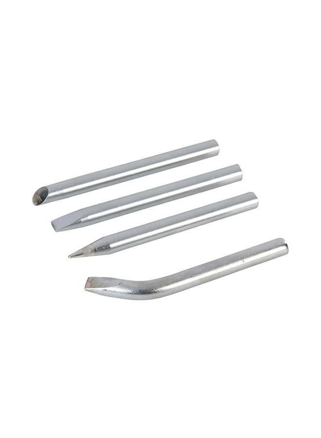 Silverline 4-piece Soldering Iron Tips Set Silver - Image 1