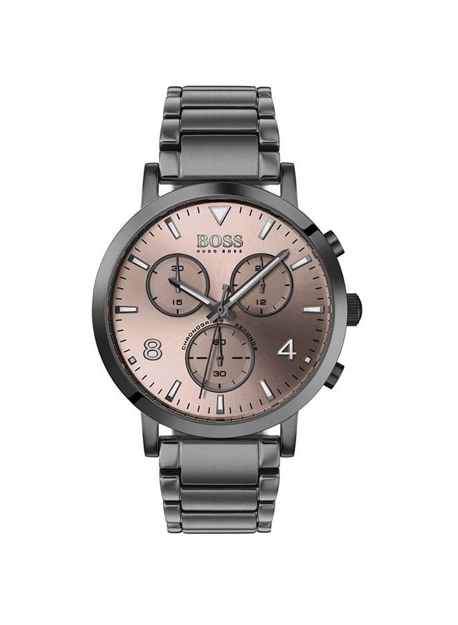 HUGO BOSS Men's Ionic Plated Steel Chronograph Wrist Watch 1513695 - Image 1