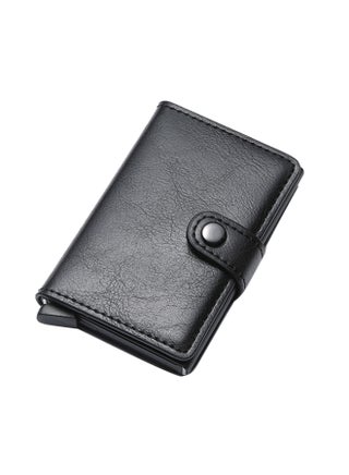 Solid Design Bi Fold Wallet Black - v1582696782/N35082500A_1