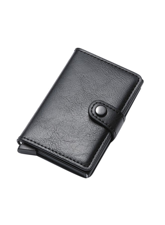 Generic - Solid Design Bi Fold Wallet Black - Image 1