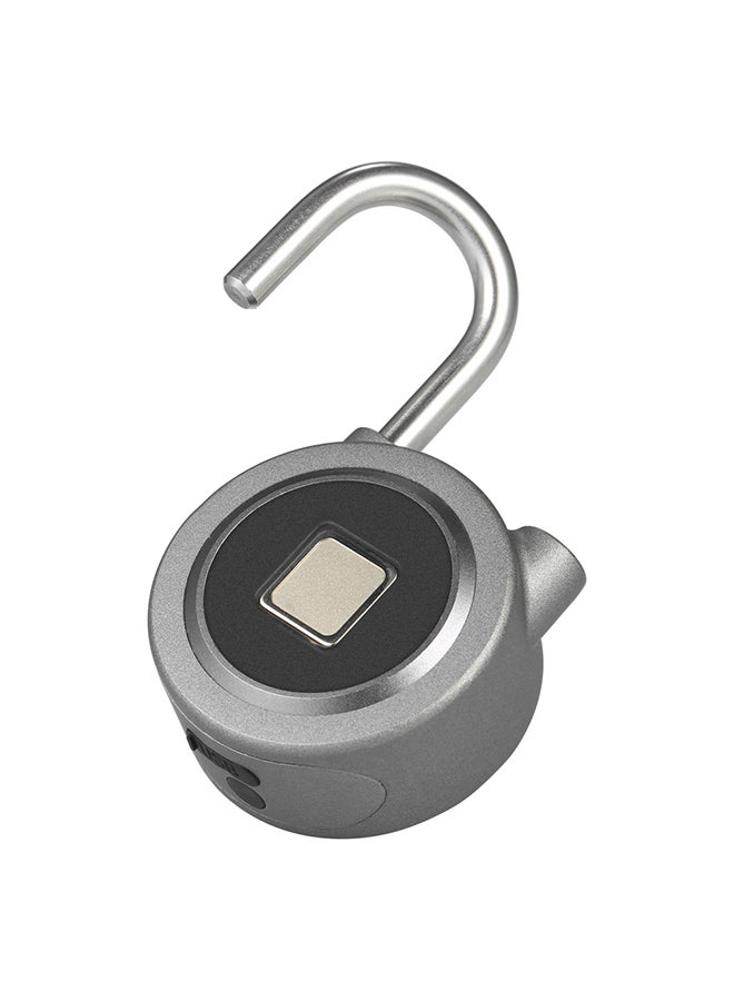 Rechargeable Smart Fingerprint Lock Grey/Black  - Image 3