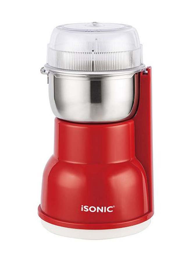 آي سونيك مطحنة القهوة/ والتوابل/ والفاكهة المجففة 300.0 ml iG 788 أحمر/فضي - Image 1