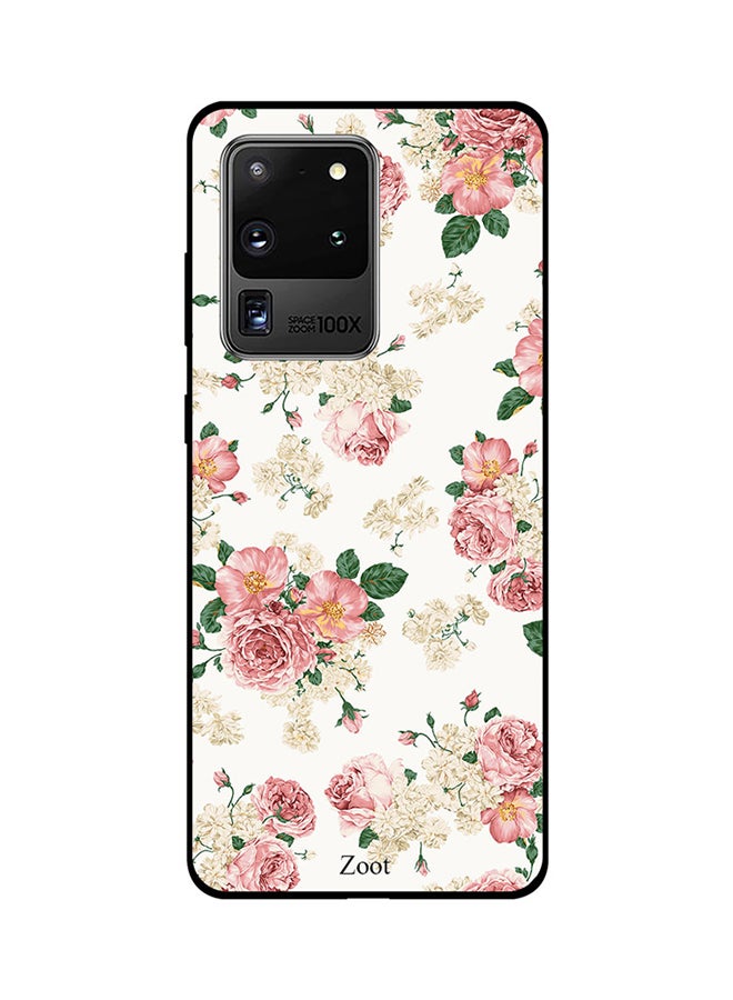 Zoot Skin Case Cover -for Samsung Galaxy Ultra S20 Peach Roses Peach Roses
