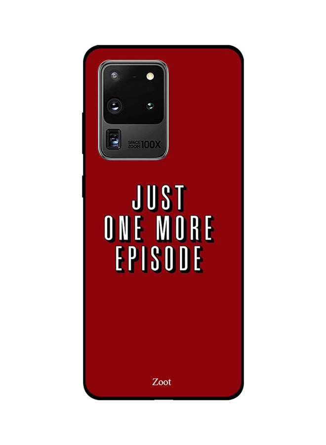 Zoot Skin Case Cover -for Samsung Galaxy S20 Ultra Red/White Red/White