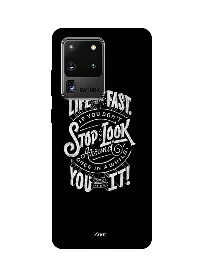 Zoot Skin Case Cover -for Samsung Galaxy S20 Ultra Black/White Black/White