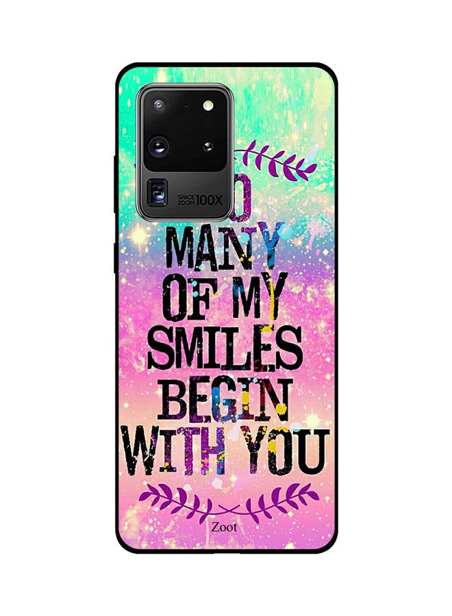 Zoot Skin Case Cover -for Samsung Galaxy S20 Ultra So Many of My Smiles Begin With You So Many of My Smiles Begin With You