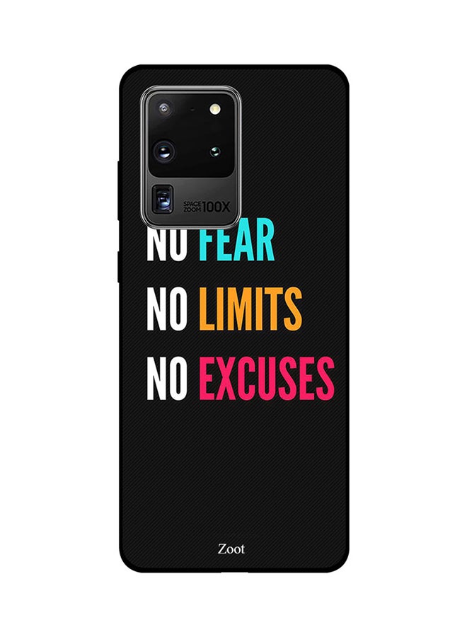 Zoot Skin Case Cover -for Samsung Galaxy S20 Ultra No Fear Limits Excuses No Fear Limits Excuses
