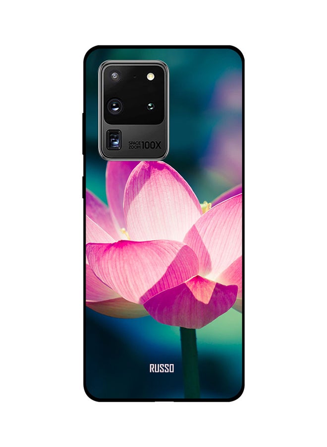 RUSSO Skin Case Cover -for Samsung Galaxy S20 Ultra Glowing Lotus Glowing Lotus 