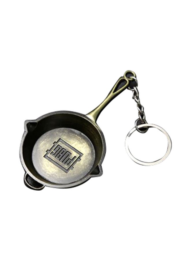 PUBG Game Frying Pan Shape Car Keychain