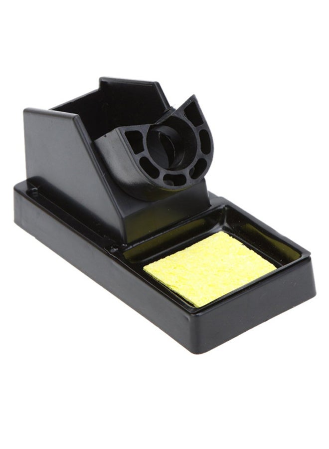Generic Soldering Iron Holder With Sponge Black/Yellow 