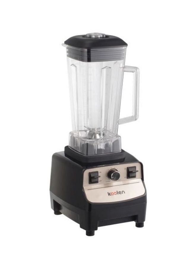 كولن خلاط كهربائي بقاعدة للتثبيت على المنضدة بقدرة 1500 وات 2 L 1500 W 801107001 أسود/ أبيض/ شفاف  - Image 2