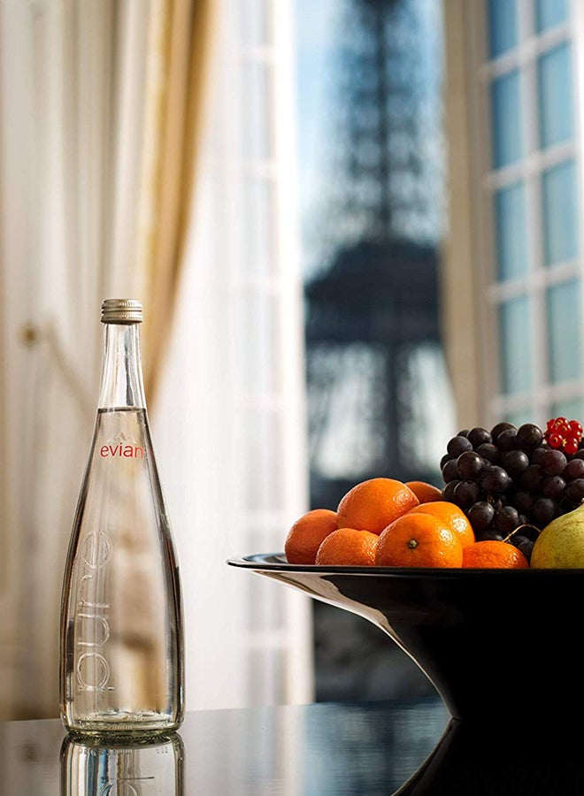 Evian Natural Mineral Water Glass 0.75Liters Pack of 12 - Image 5