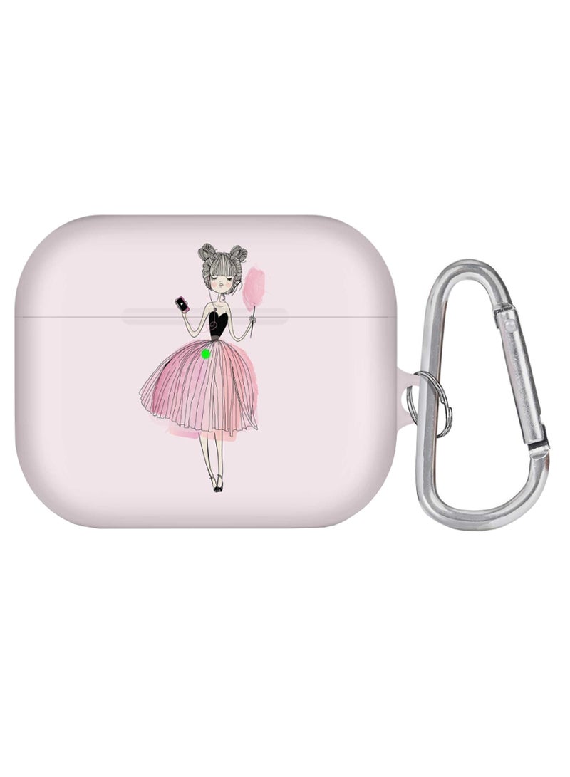 Stylizedd Lost In Music Printed Earphones Pro Case Cover With Carabiner Multicolour