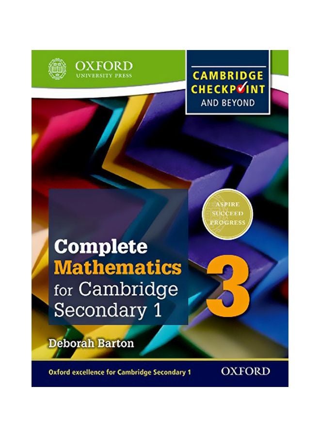 Complete Mathematics For Cambridge Secondary 1: Book 3 Paperback English by Deborah Barton - 41944 