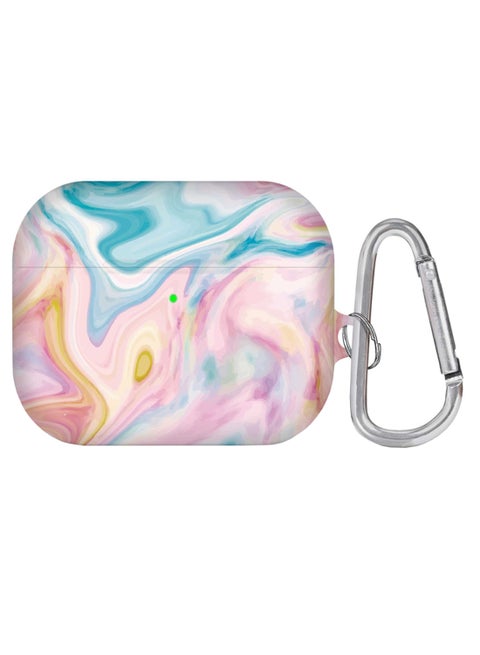 Protective Case Cover With Carabiner For Apple AirPods Pro Multicolour