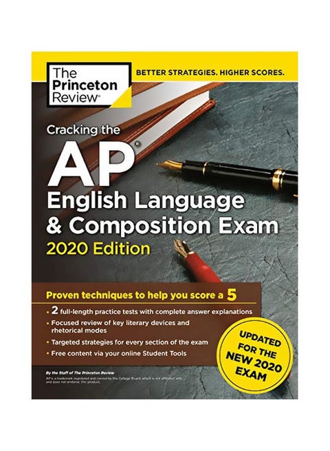 Cracking The AP English Language And Composition Exam paperback english - 17 December 2019
