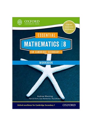 Essential Mathematics Workbook Stage 8: For Cambridge Secondary 1 Paperback English by Andrew Manning - 41886 - v1582716895/N35080178A_1