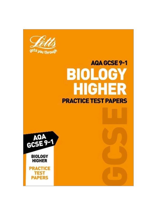 Grade 9-1 Gcse Biology Higher Aqa Practice Test Papers Paperback English by by Collins - 43125