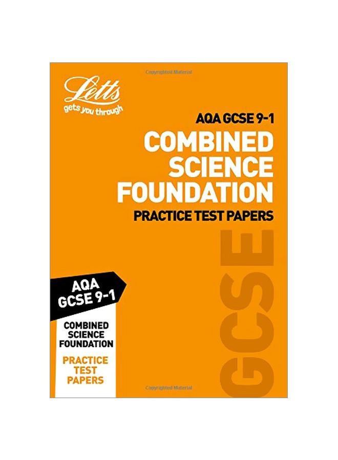 Aqa Gcse Combined Science Foundation Practice Test Papers paperback english - 01 June 2018