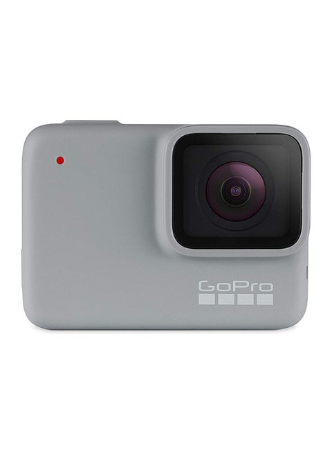 Hero7 Sports Digital Action Camera White with 12MP, 4K60/1080p240 video resolution  8x Slo-Mo Wi-Fi + Bluetooth GPS Enabled Water Resistant With Smatree 13-in-1 Bundle