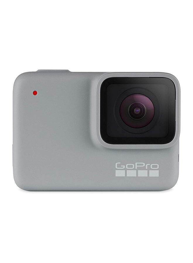 Hero7 Sports Digital Action Camera White with 12MP, 4K60/1080p240 video resolution  8x Slo-Mo Wi-Fi + Bluetooth GPS Enabled Water Resistant With Smatree 13-in-1 Bundle