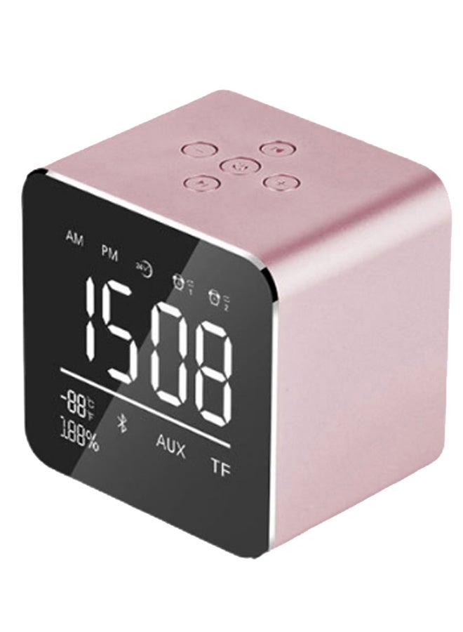 Multifunctional Bluetooth Mini Stereo Subwoofer Rose Gold/Black - Image 1