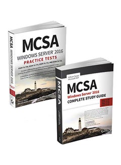 MCSA Windows Server 2016 Complete Study Guide And Practice Tests Set Paperback English by William Panek - 43599 