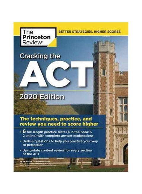 Cracking The ACT : The Techniques Practice And Review You Need To Score Higher paperback english - 03-Dec-19
