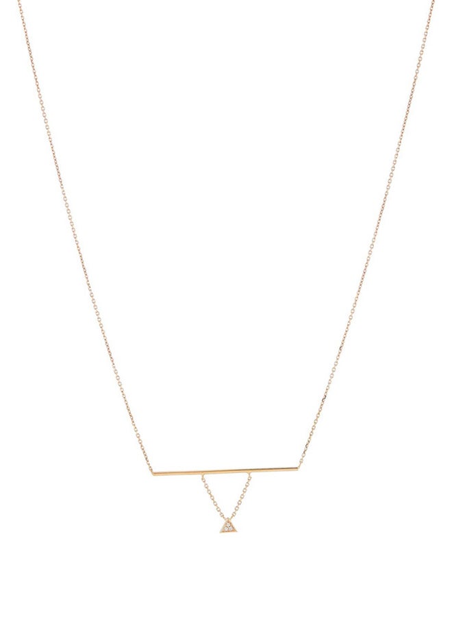 18K Gold Diamonds Exquisite Design Necklace