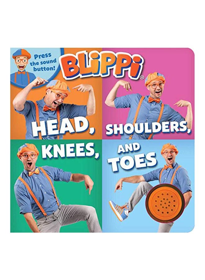 Blippi: Head, Shoulders, Knees, And Toes Board Book English by Editors of Studio Fun International - 43865 