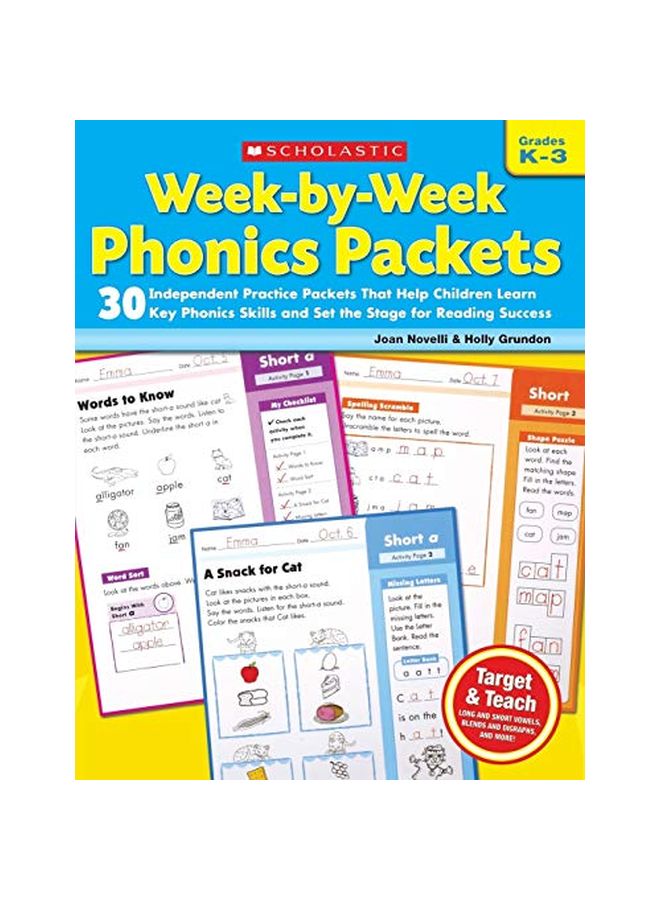 حزم الصوتيات الأسبوعية: من الصف K إلى الصف 3