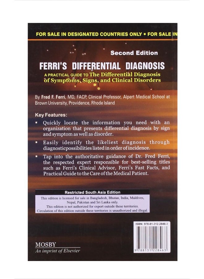 The Differential Diagnosis Of Symptoms, Signs, And Clinical Disorders paperback english - 5/12/2011  - Image 2