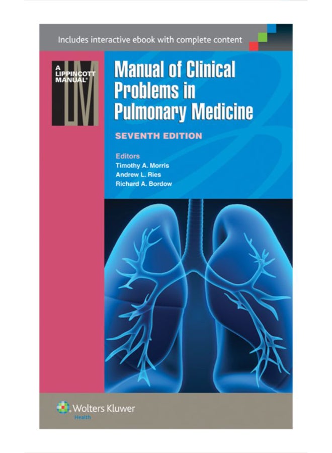 Manual Of Clinical Problems In Pulmonary Medicine Paperback English by Timothy A. Morris - 41887 