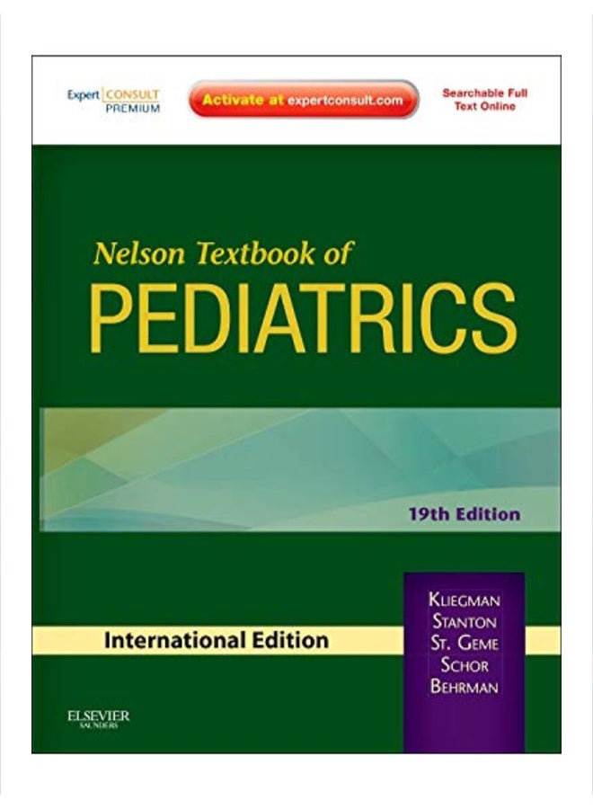 Nelson Textbook Of Pediatrics Hardcover English by Robert M. Kliegman - 40544 