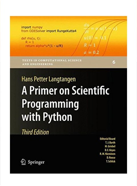 A Primer On Scientific Programming With Python hardcover english
