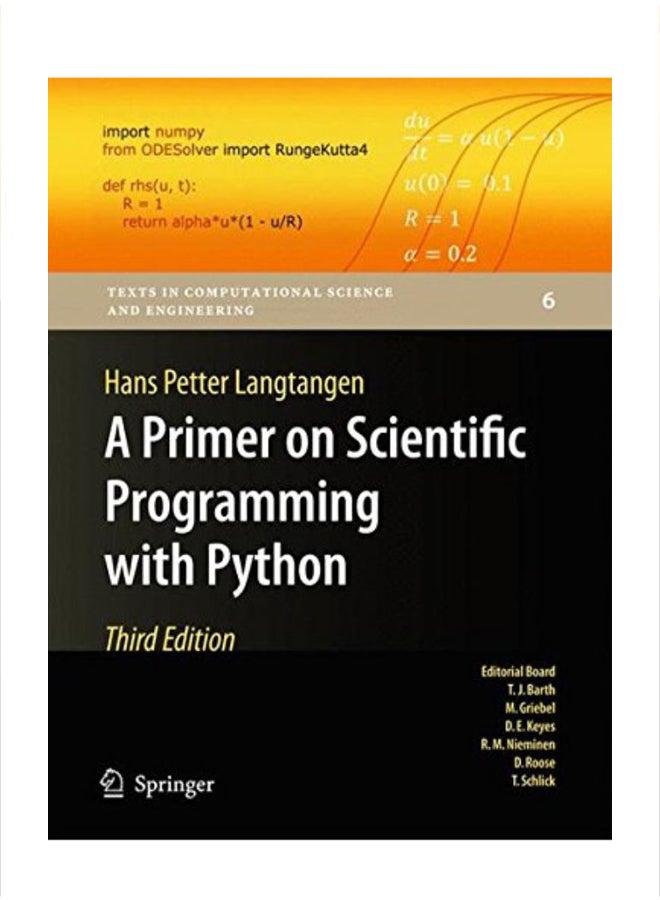 A Primer On Scientific Programming With Python hardcover english