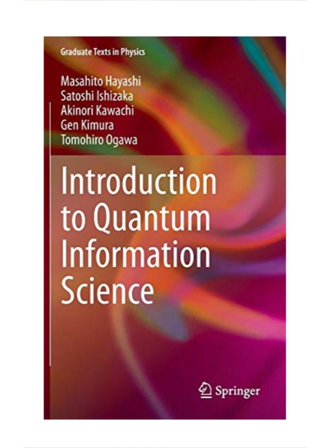 Introduction To Quantum Information Science hardcover english - #N/A 