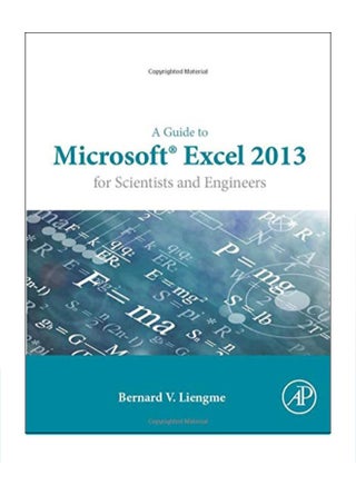 A Guide To Microsoft Excel 2013 For Scientists And Engineers paperback english - v1582721489/N35150541A_1