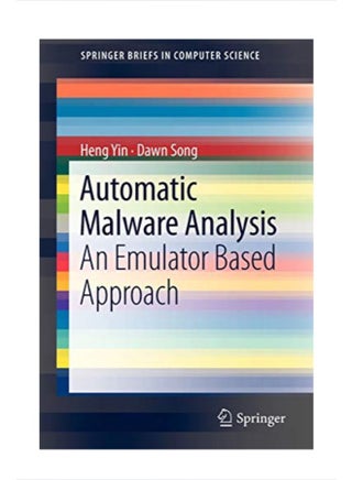 Automatic Malware Analysis An Emulator Based Approach paperback english - #N/A - v1582721490/N35150551A_1