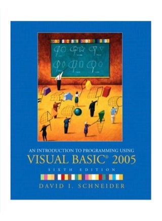 An Introduction To Programming Using Visual Basic 2005 paperback english - v1582721531/N35150749A_1