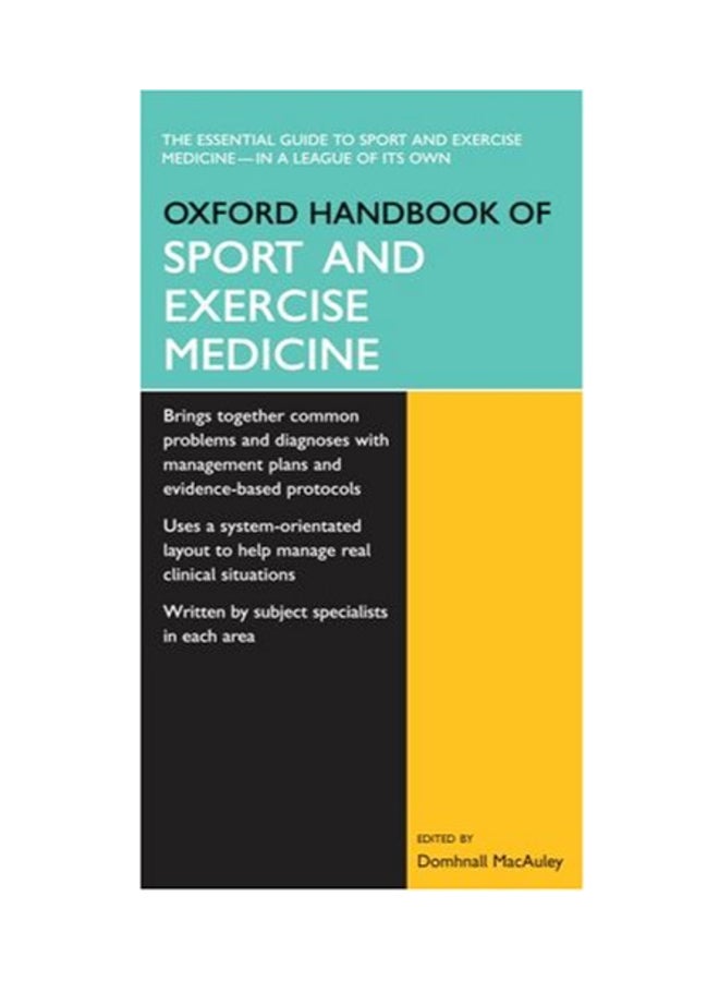 OXford Handbook of SPORT AND EXERCISE MEDICINE Flexi Bound English by Domhnall MacAuley - 39128 