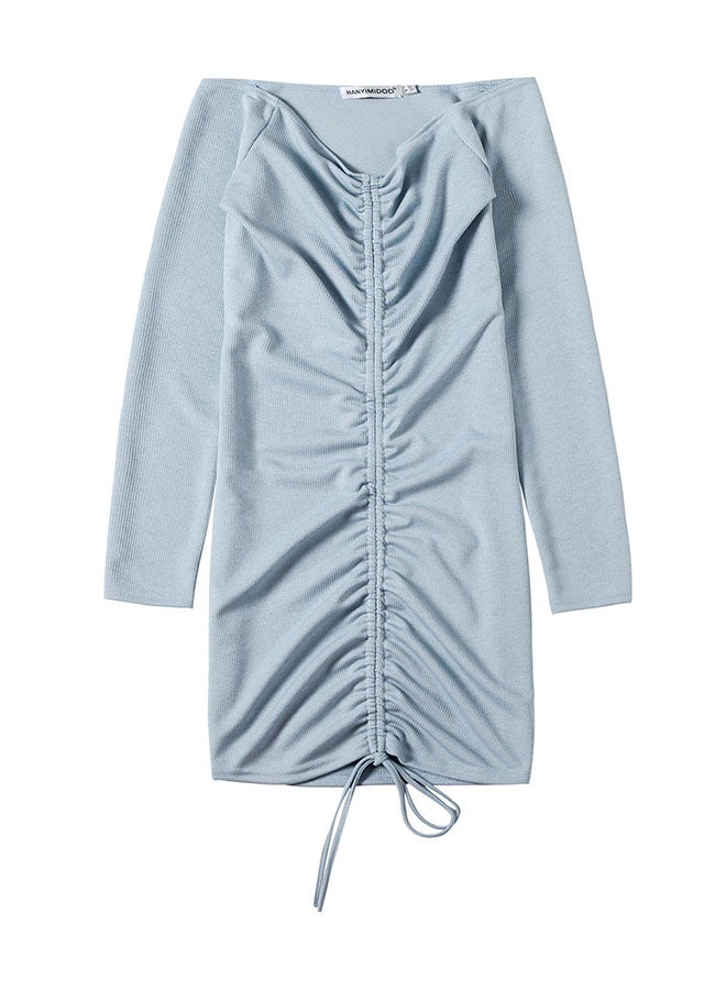 Hanyimidoo - Tight One Piece Dress Blue - Image 1