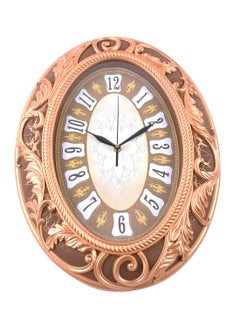 Analog Wall Clock Brown 45x35x5centimeter - v1582722415/N34895254A_2