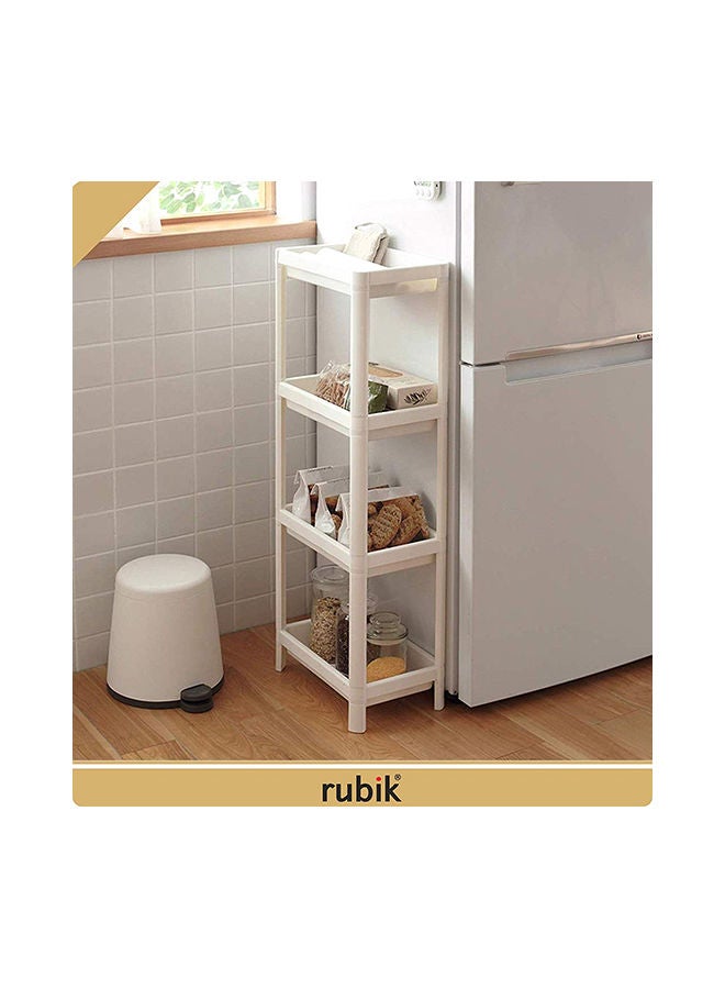 روبيك رف تخزين لزاوية المطبخ أبيض 36x23x100Ø³Ù†ØªÙŠÙ…ØªØ± - Image 3