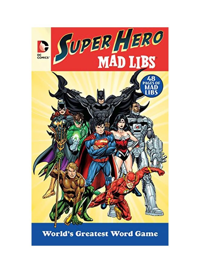 Superhero Mad Libs Paperback English by Roger Price - 42066 