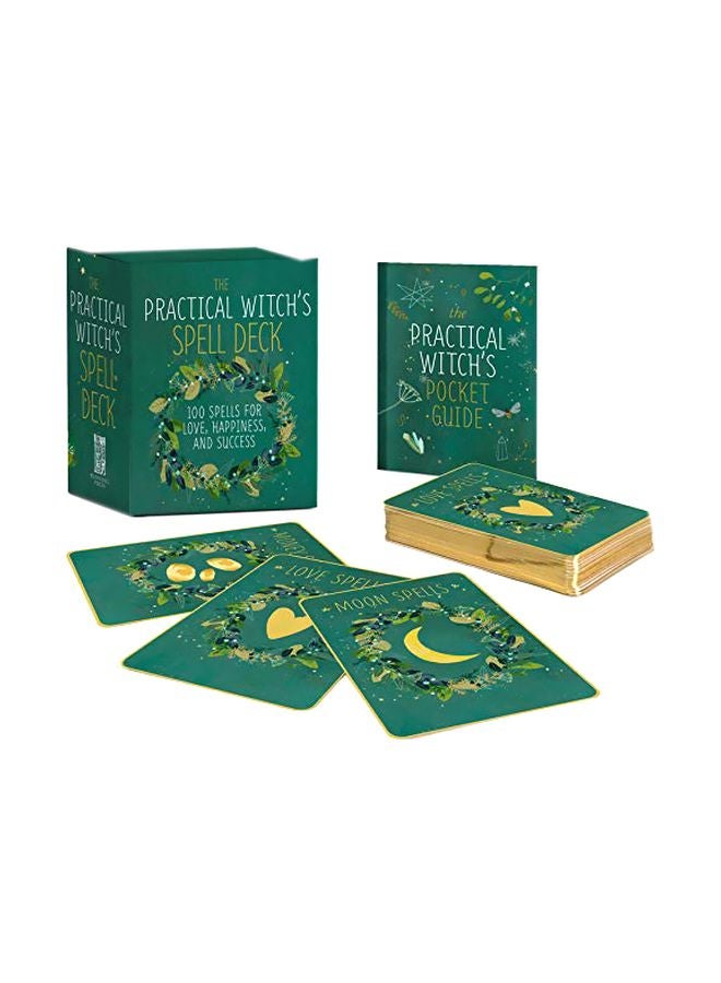 The Practical Witch's Spell Deck: 100 Spells For Love, Happiness, And Success Paperback English by Cerridwen Greenleaf - 24-Sep-19