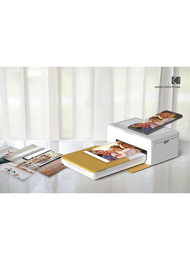 Kodak - Instant Photo Printer With Type-C Dock White - Image 1