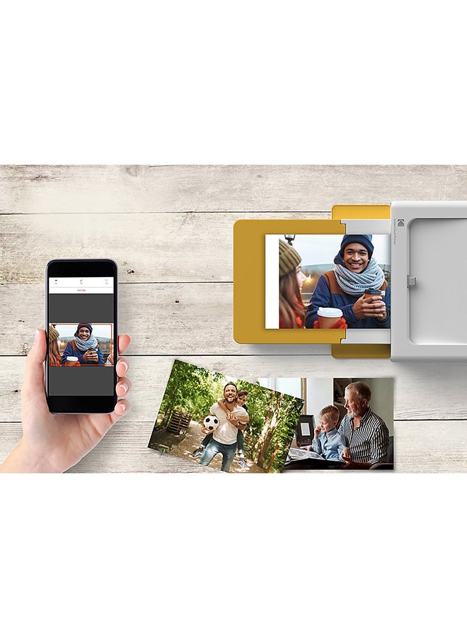 Kodak - Instant Photo Printer With Type-C Dock White - Image 1