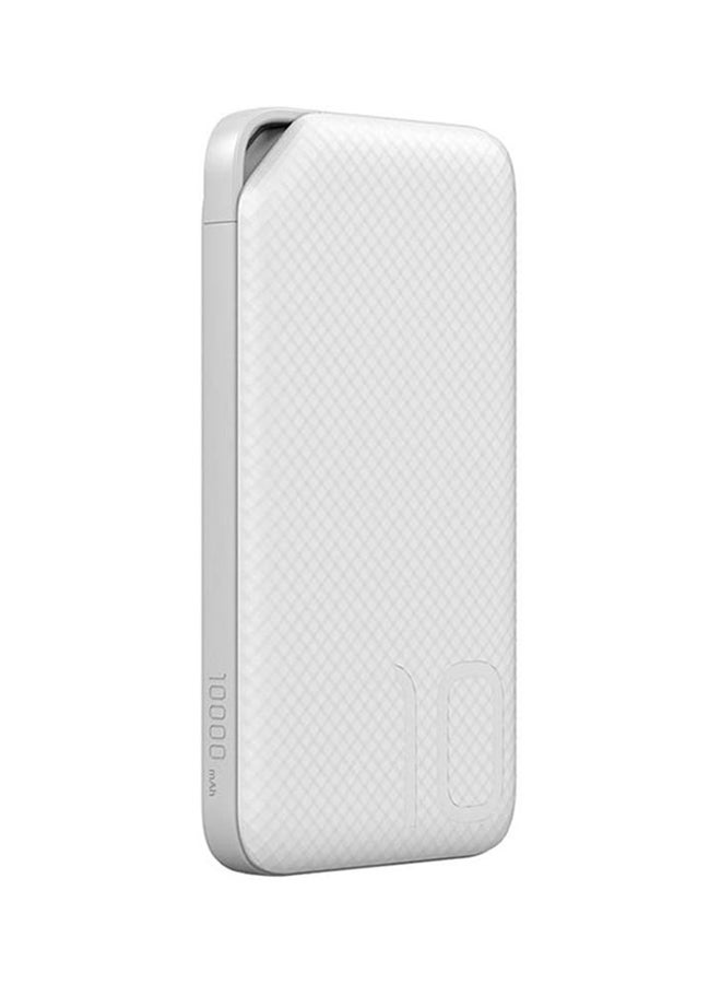 10000.0 mAh 10000 mAh Quick Charge USB Type C Power Bank 18 W White - v1582785262/N14378694A_4