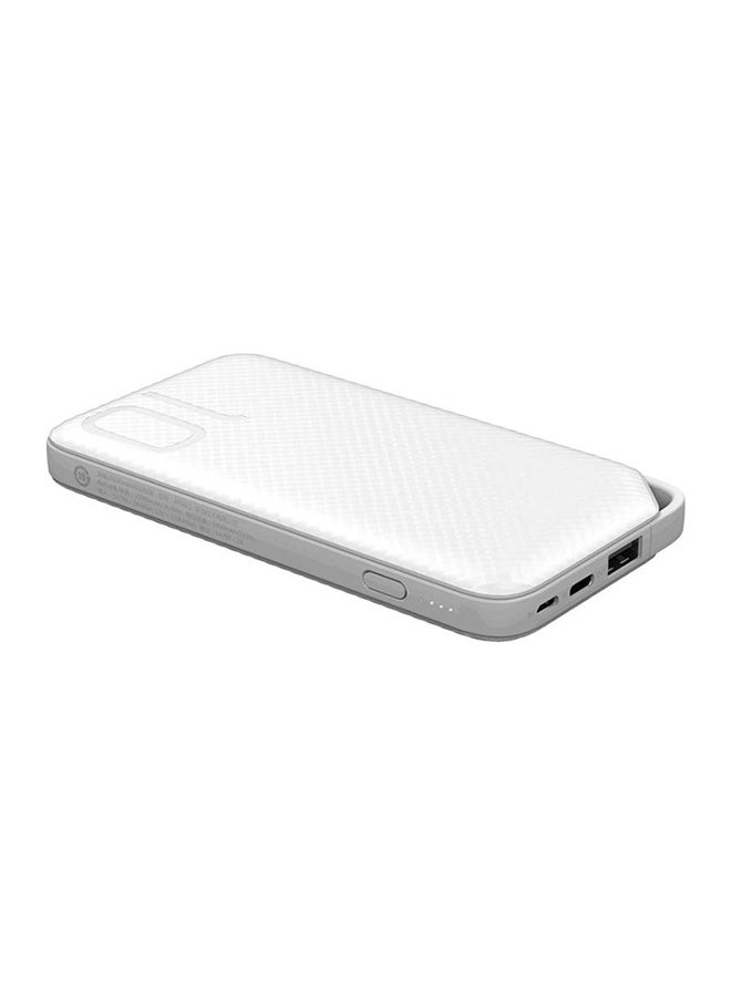 10000.0 mAh 10000 mAh Quick Charge USB Type C Power Bank 18 W White - v1582785446/N14378694A_6